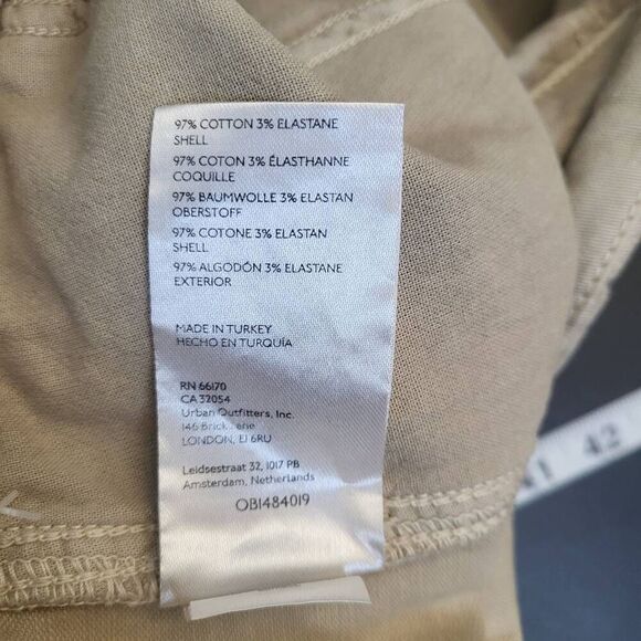 Free People Abby Chino Pants Size 10 Baggy Pleated Straight Leg High Rise - Picture 4 of 8